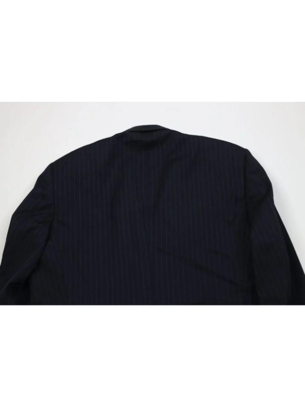 Brooks Brothers Mens 48L 2 Piece 1818 Madison Estrato Wool Striped Suit 43x30